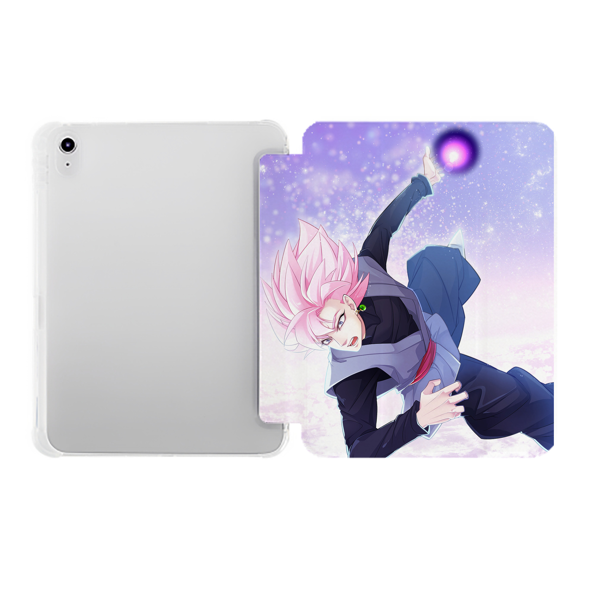 （画像用） ドラゴンボール DRAGON BALL IPad ケース ペン収納付き 三つ折りスタンド PUレザー×シリコン 対応機種9.5/10.5/10.9インチ